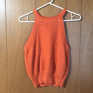Jones New York Burnt Orange Sweater HalterTank Top